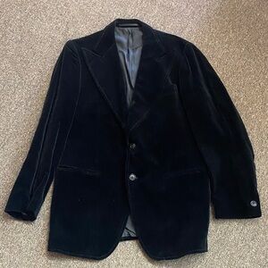 1970’s Black Velvet Blazer